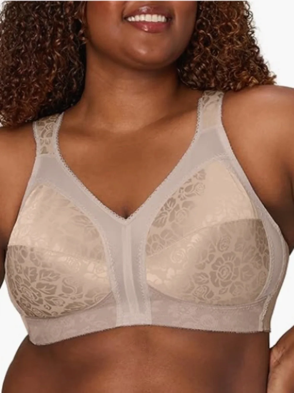 Playtex Women's 18 Hour Comfort Wireless Full Coverage Bra Toffee Sz 46DDD 11223